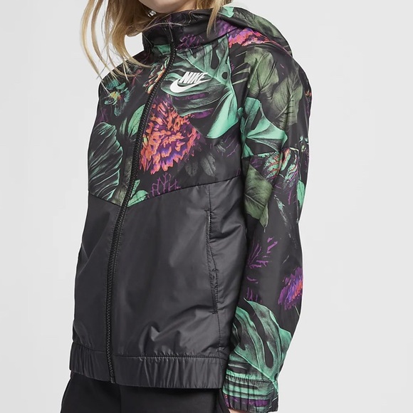 Nike Other - Nike Kids Floral Windbreaker